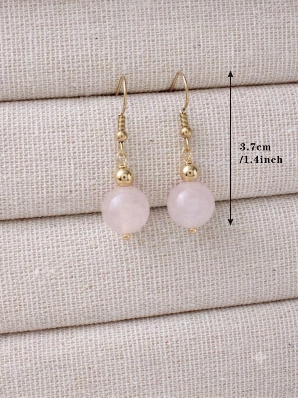 Natural Crystal Stone Drop Pierced Earrings For Women NEW - Picture 8 of 8